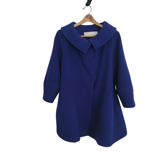 Charles Nolan Cobalt Swing Coat - Size Small - Picture 5 of 8